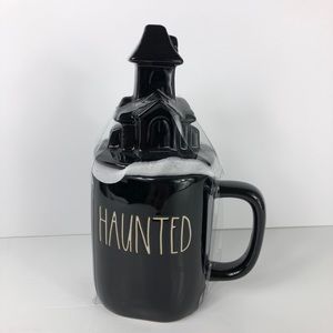 Rae Dunn Haunted House Halloween Coffee Tea Mug